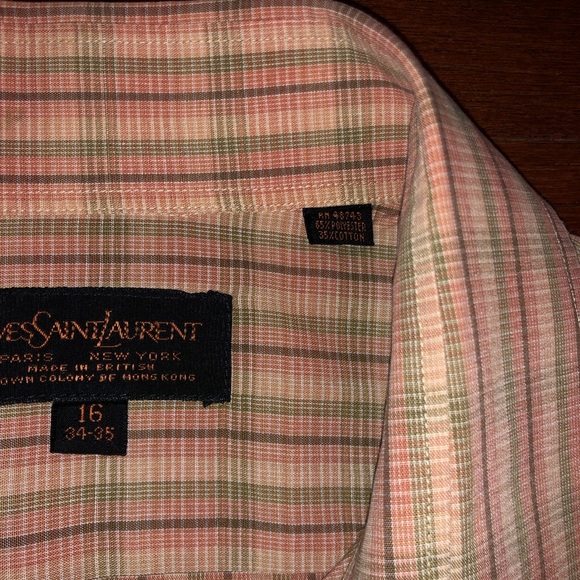 MINT Vintage 80’s Yves Saint Laurent Western Shirt - Picture 4 of 12